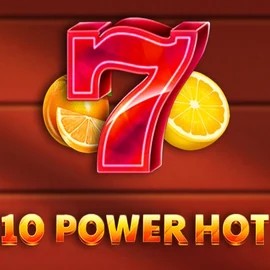 10 Power Hot online game logo by Amusnet Interactive on leovegasno.com