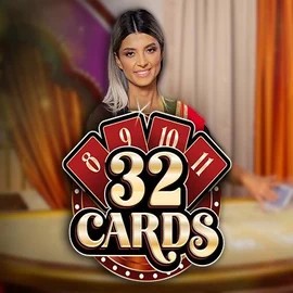 32 Cards slot visual from Ezugi available on leovegasno.com