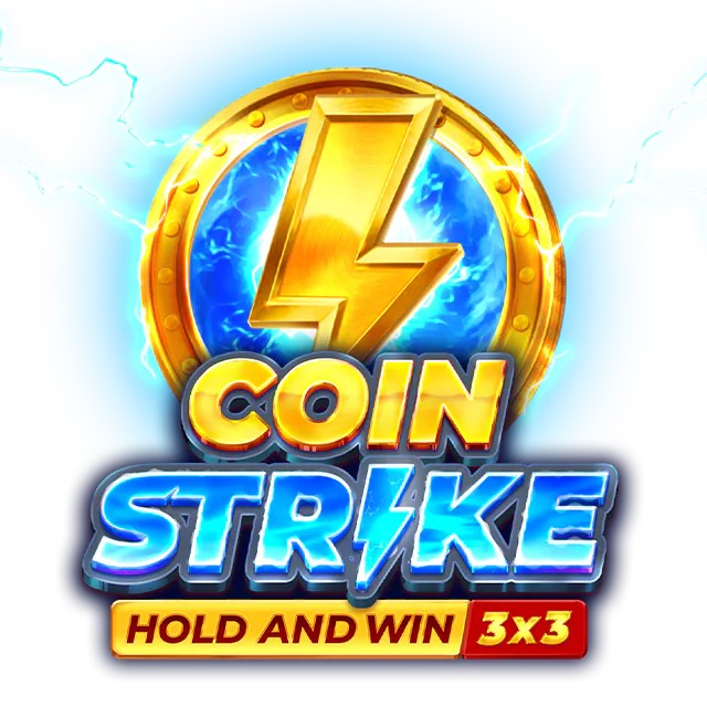 Coin Strike: Hold and Win slot logo by Playson at LeoVegas Casino