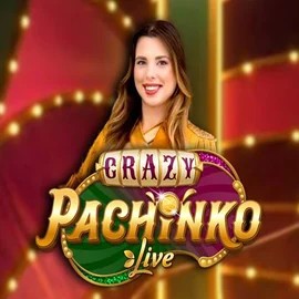 Crazy Pachinko logo by Evolution at LeoVegas Casino