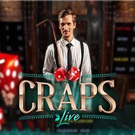 Live Craps logo by Evolution at LeoVegas Casino