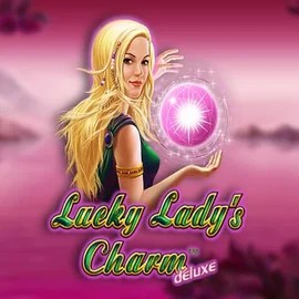 Lucky Ladys Charm Deluxe online game logo by Greentube on leovegasno.com