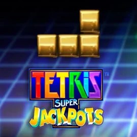 Tetris Super Jackpots slot icon by WMS, available at LeoVegas Casino