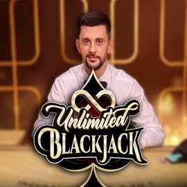 Unlimited Blackjack by Ezugi, showcased at leovegasno.com – game logo